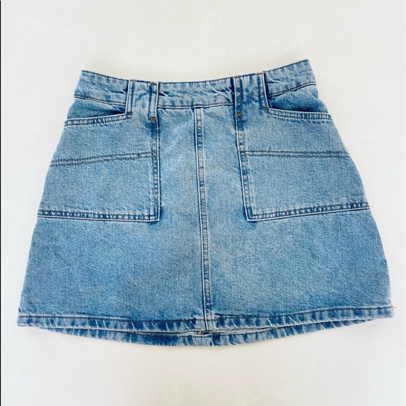 BDG Dresses & Skirts - BDG Utility Light Wash Denim Mini Skirt Medium